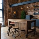 10 Ideas de decoración estilo industrial con muebles de metal y madera