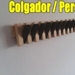 Cómo fabricar un perchero de metal y madera para interiores modernos