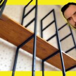 Cómo hacer una estantería industrial con tubos metálicos y madera
