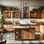 Ventajas de combinar madera dura con estructuras metálicas en muebles modernos